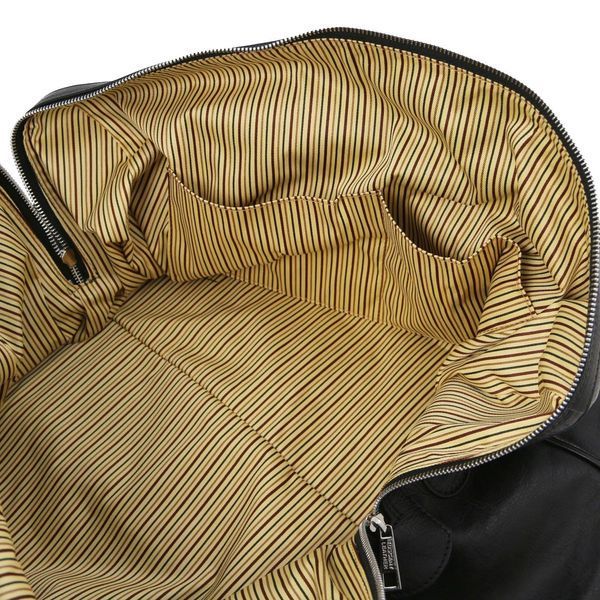 Leather travel duffle bag OSLO Tuscany Leather