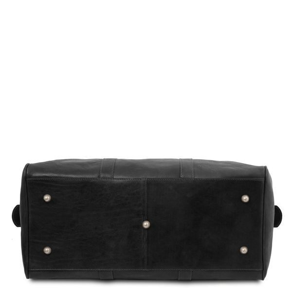 Leather travel duffle bag OSLO Tuscany Leather