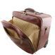 Leather pilot case with two wheels Tuscany Leather Varsavia, Black