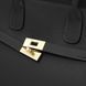 Leather tote Tuscany Leather Origami, Black