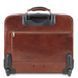 Leather pilot case with two wheels Tuscany Leather Varsavia, Black