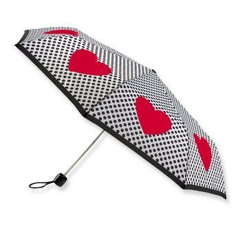 Women&rsquo;s Folding Umbrella Fulton Minilite-2 L354 Love Hearts Spot
