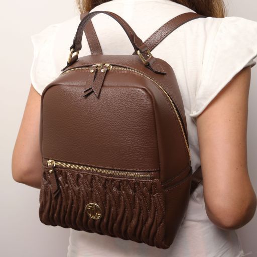 Women's leather Backpacks Tuscany Leather Chantilly