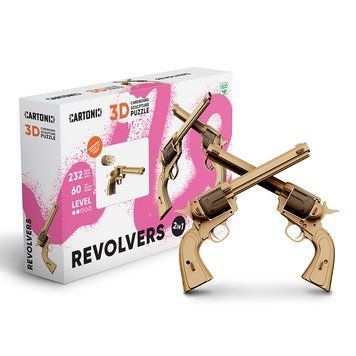 REVOLVERS 3D Puzzle Cartonic