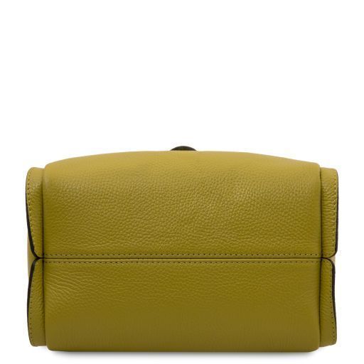 Soft leather handbag Tuscany Leather Soave, Green