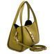 Soft leather handbag Tuscany Leather Soave, Green
