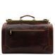 Gladstone Leather Bag - Large size Tuscany Leather Madrid, Dark Brown