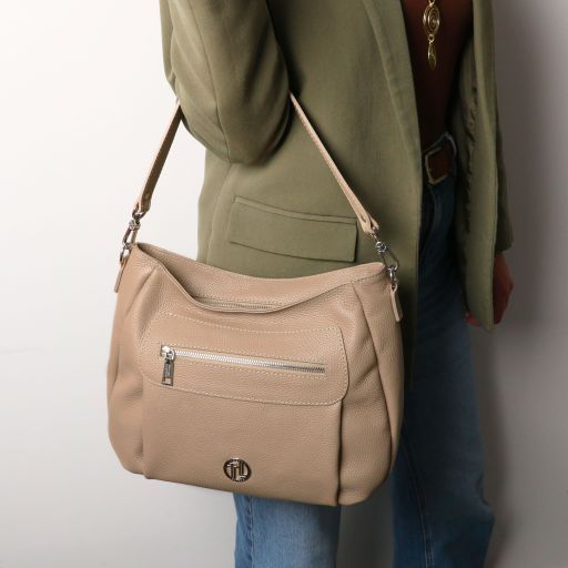 Women's leather handbag Tuscany Leather Brenda