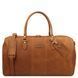 Travel leather duffle bag - Large size Tuscany Leather Lisbona, Natural