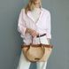 Raffia shopping bag Tuscany Leather Soleil, Black