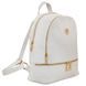 Soft leather backpack Tuscany Leather TL Bag, White