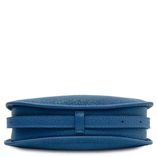 Soft leather handbag Tuscany Leather Hobl&ograve;, Denim