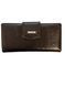 Women's wallet made of patent leather with embossed Karya 1119-073 black
