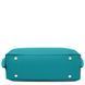 Leather handbag Tuscany Leather Agatha, Turquoise