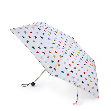 Women&rsquo;s Folding Umbrella Fulton Superslim-2 L553 Butterflies & Flowers