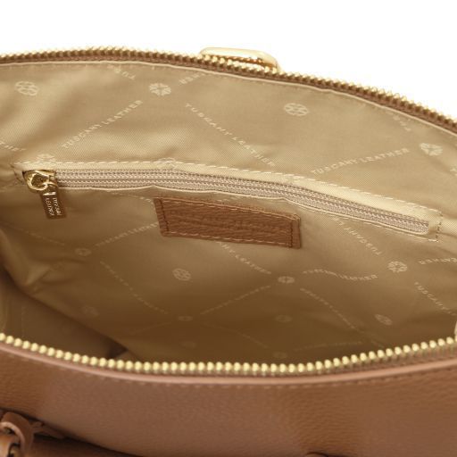 Leather Backpack for Women Tuscany Leather TL Bag, Caramel