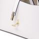 Leather handbag Tuscany Leather Agatha, White