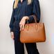 Leather handbag Tuscany Leather Camelia, Lipstick Red