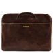 Document Leather briefcase Tuscany Leather Sorrento, Dark Brown