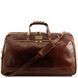 Trolley leather bag - Large size Tuscany Leather Bora Bora, Brown