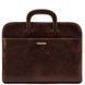 Document Leather briefcase Tuscany Leather Sorrento, Dark Brown