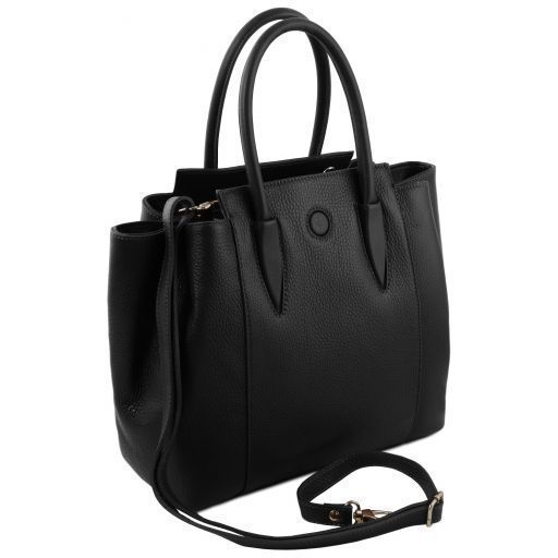 Women's leather handbag Tuscany Leather Tulipan
