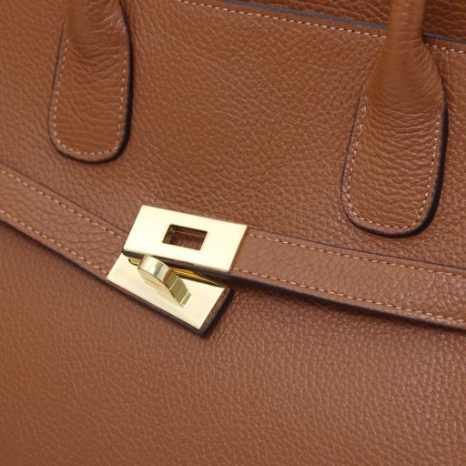 Women's leather Tote Bag Tuscany Leather Origami