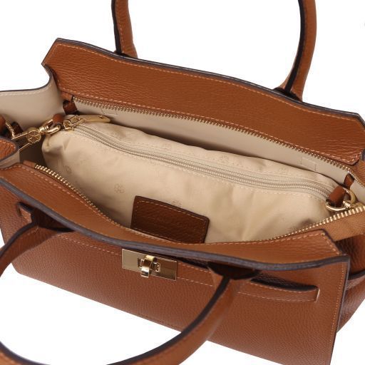 Women's leather Tote Bag Tuscany Leather Origami