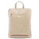 Soft leather backpack for women Tuscany Leather TL Bag, Beige