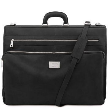 Garment leather bag Tuscany Leather Papeete, Black