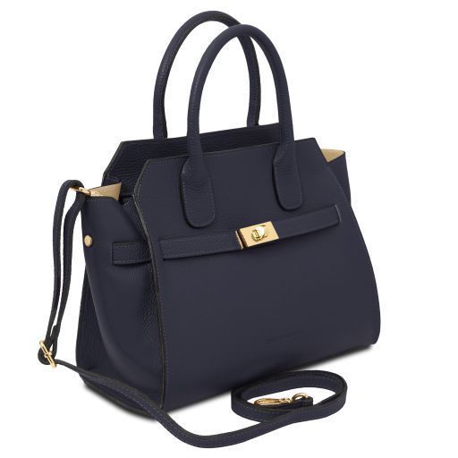 Women's leather Tote Bag Tuscany Leather Origami