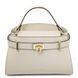 Leather tote Tuscany Leather Maisy, Beige