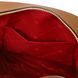 Soft leather backpack Tuscany Leather Prisma, Cognac