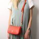 Leather clutch Tuscany Leather Parfait, Lime Green