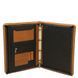 Leather document case with handle and ring binder Tuscany Leather Cesare, Natural