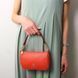 Leather clutch Tuscany Leather Parfait, Lime Green