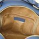 Soft leather backpack Tuscany Leather Prisma, Denim
