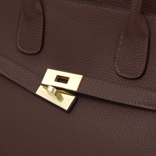 Women's leather Tote Bag Tuscany Leather Origami