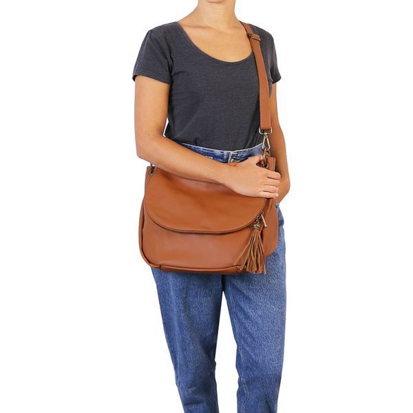 Women's leather Shoulder bag Tuscany Leather TL Bag