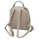 Soft leather backpack Tuscany Leather Prisma, Light Taupe