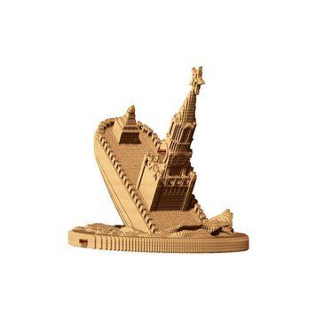 THE END OF RUSSIAN WARSHIP 3D Puzzle Cartonic