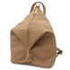 Soft leather backpack Tuscany Leather Dublin, Caramel