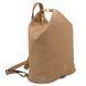 Soft leather backpack Tuscany Leather Dublin, Caramel