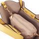Leather handbag - Small size Tuscany Leather Legame, Pastel yellow