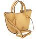 Leather handbag - Small size Tuscany Leather Legame, Pastel yellow