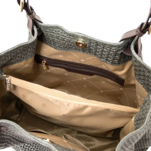 Women's leather Shoulder bag Tuscany Leather TL KeyLuck