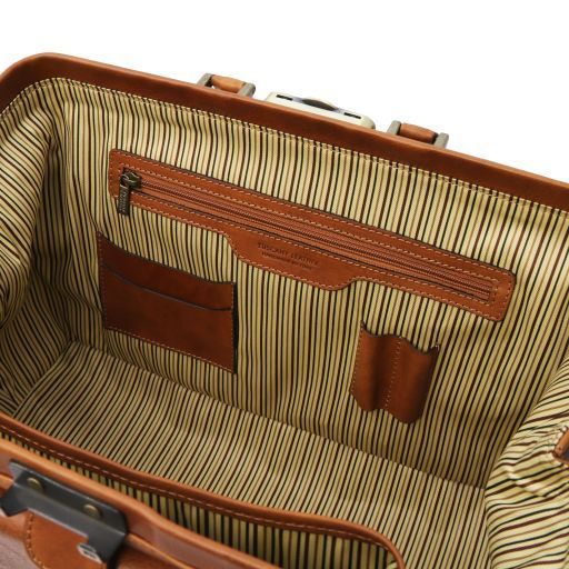 Exclusive double-bottom leather doctor bag Tuscany Leather Giotto