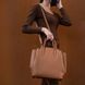Leather handbag Tuscany Leather Tulipan, Light Taupe