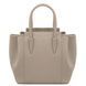 Leather handbag Tuscany Leather Tulipan, Light Taupe