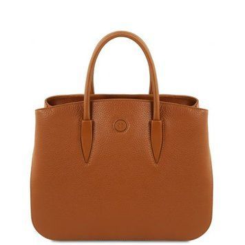 Women's leather handbag Tuscany Leather Camelia